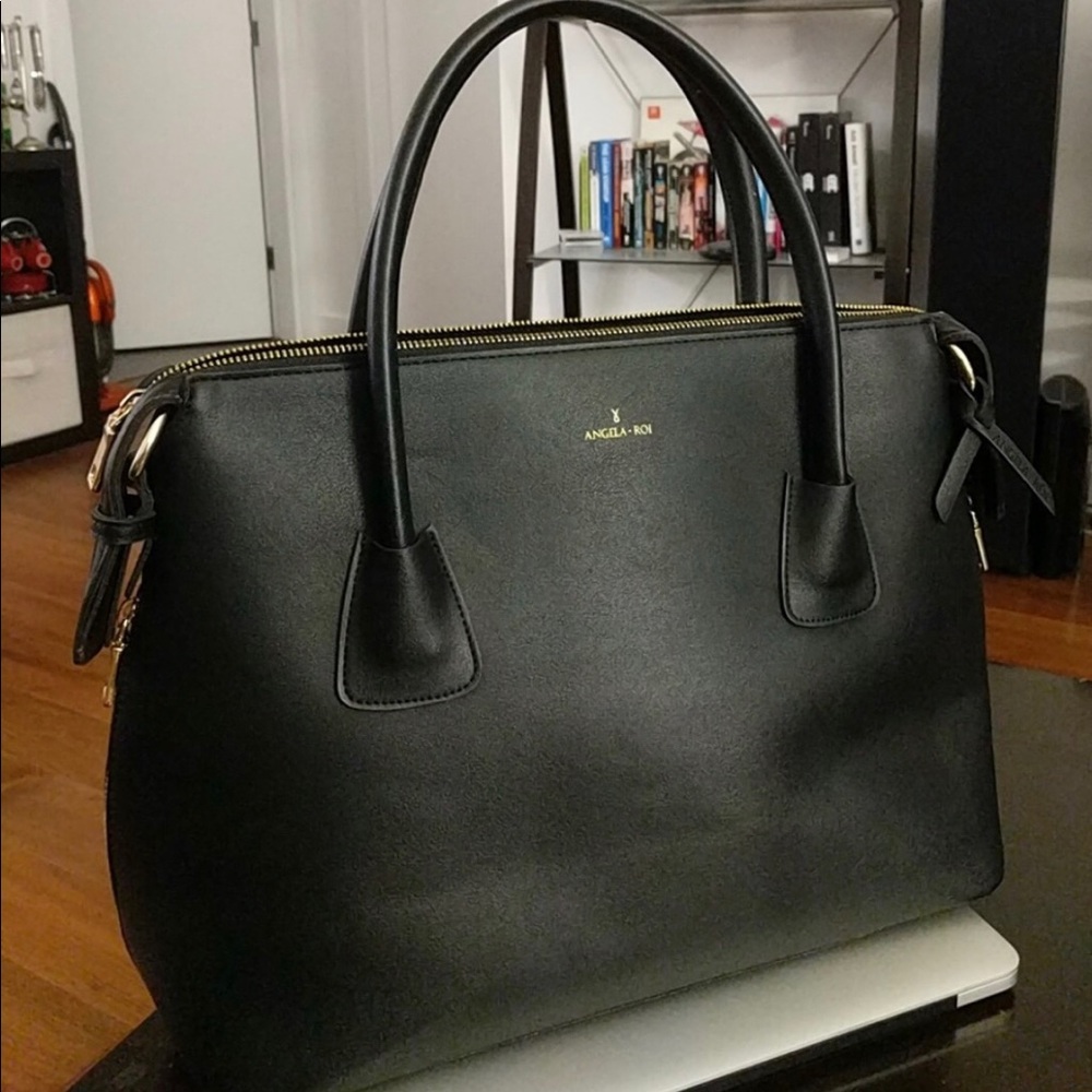 Angela Roi Vegan Moa Tote Bag - Black Handbag